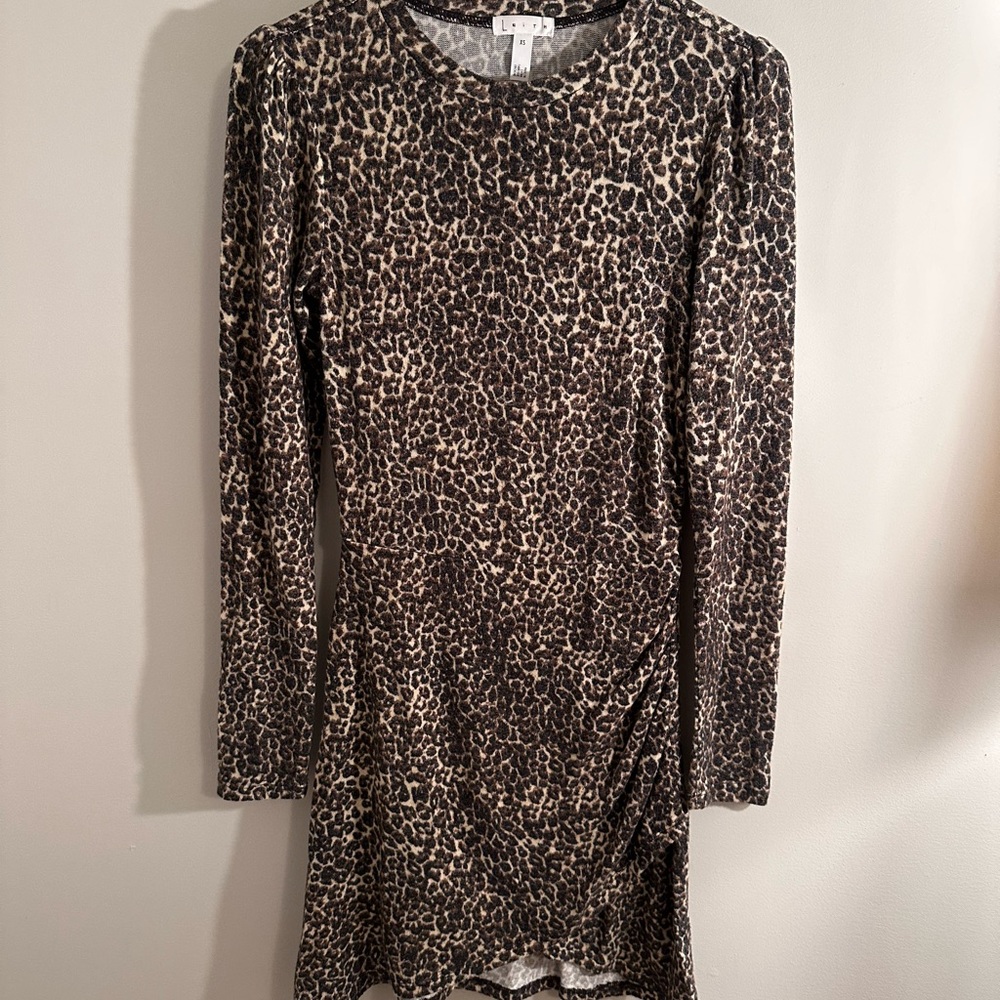 Super Soft Leopard Long Sleeve Dress